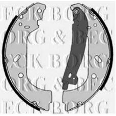 BBS6434 BORG & BECK Комплект тормозных колодок