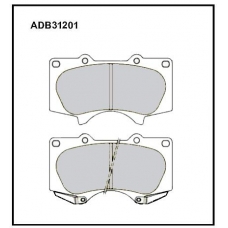 ADB31201 Allied Nippon Тормозные колодки