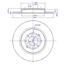 142.1541 CAR Тормозной диск