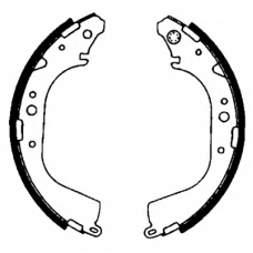 8DB 355 000-231 HELLA Комплект тормозных колодок