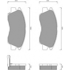 AC479781D AC Delco Комплект тормозных колодок, дисковый тормоз