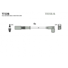 T722B TESLA Комплект проводов зажигания