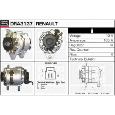 DRA3137 DELCO REMY Генератор