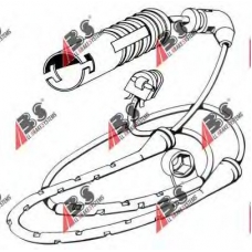 39581 ABS Сигнализатор, износ тормозных колодок