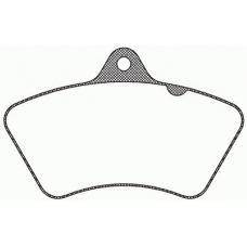 JCA 826.00 REMSA Комплект тормозных колодок, дисковый тормоз