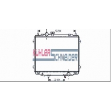 5701361 KUHLER SCHNEIDER Радиатор, охлаждение двигател