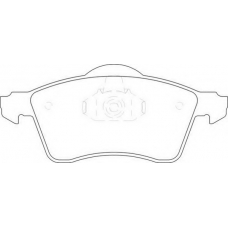 363710201196 MAGNETI MARELLI Комплект тормозных колодок, дисковый тормоз