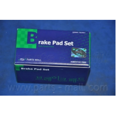 PKB-035 Parts mall Комплект тормозных колодок, дисковый тормоз