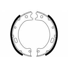 S836 SIMER Комплект тормозных колодок