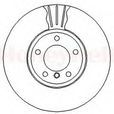 562397B BENDIX Тормозной диск