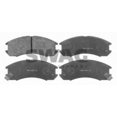 83 91 6282 SWAG Комплект тормозных колодок, дисковый тормоз