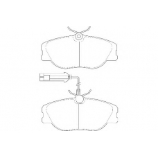 WBP21147A WAGNER LOCKHEED Комплект тормозных колодок, дисковый тормоз