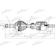 PDS0160 PATRON Приводной вал