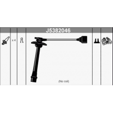 J5382046 NIPPARTS Комплект проводов зажигания