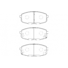 WBP23966A WAGNER LOCKHEED Комплект тормозных колодок, дисковый тормоз