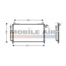 27005141 VAN WEZEL Конденсатор, кондиционер