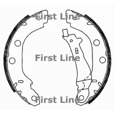 FBS612 FIRST LINE Комплект тормозных колодок