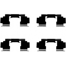 82061100 TEXTAR Комплектующие, колодки дискового тормоза