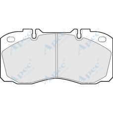 PAD1015 APEC Комплект тормозных колодок, дисковый тормоз