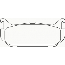 MDB1680 MINTEX Комплект тормозных колодок, дисковый тормоз
