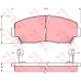 GDB977 TRW Комплект тормозных колодок, дисковый тормоз