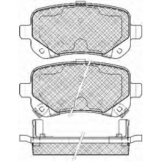 20024 BSF Комплект тормозных колодок, дисковый тормоз