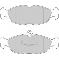 DBP250732 DURON Комплект тормозных колодок, дисковый тормоз