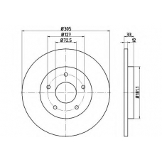 54810PRO PAGID Тормозной диск