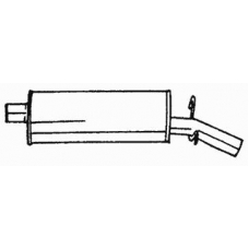 50634 SIGAM Глушитель выхлопных газов конечный