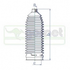 T497610 GOMET Пыльник, рулевое управление