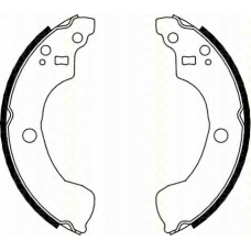 8100 14004 TRISCAN Комплект тормозных колодок