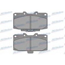 AC0581453D AC Delco Комплект тормозных колодок, дисковый тормоз