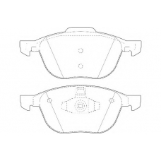 WBP23723A WAGNER LOCKHEED Комплект тормозных колодок, дисковый тормоз