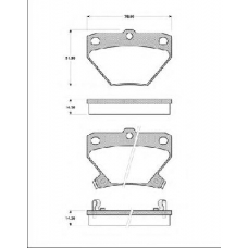 BLF1229 QUINTON HAZELL Комплект тормозных колодок, дисковый тормоз