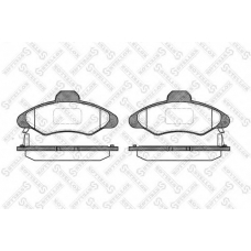 342 004B-SX STELLOX Комплект тормозных колодок, дисковый тормоз