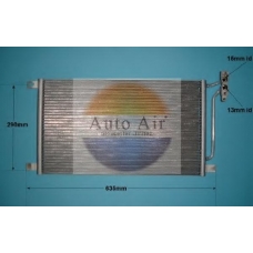 16-9685 AUTO AIR GLOUCESTER Конденсатор, кондиционер