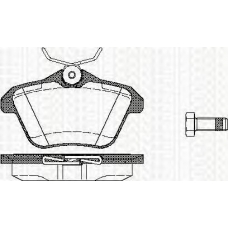 8110 12003 TRISCAN Комплект тормозных колодок, дисковый тормоз