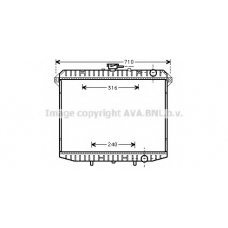 DN2143 Prasco Радиатор, охлаждение двигателя