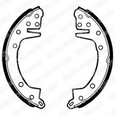 LS1283 DELPHI Комплект тормозных колодок