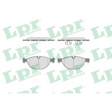 05P1518 LPR Комплект тормозных колодок, дисковый тормоз