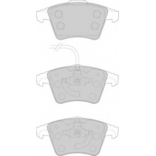 DBP391642 DURON Комплект тормозных колодок, дисковый тормоз