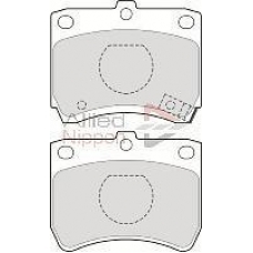 ADB3182 COMLINE Комплект тормозных колодок, дисковый тормоз
