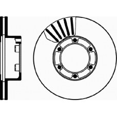 MDC290 MINTEX Тормозной диск