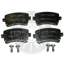 12242 OPTIMAL Комплект тормозных колодок, дисковый тормоз