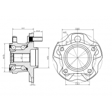 3DACF041D6CRAM KOYO Подшипник ступичный koyo