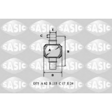 T773017 SASIC ремонтный комплект, рычаг подвески