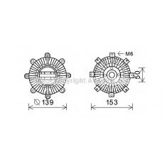 SZC124 AVA Сцепление, вентилятор радиатора