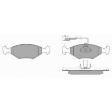 346.7 SIMER Комплект тормозных колодок, дисковый тормоз