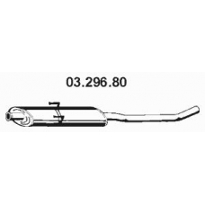 03.296.80 EBERSPACHER Средний глушитель выхлопных газов