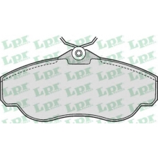 05P728 LPR Комплект тормозных колодок, дисковый тормоз